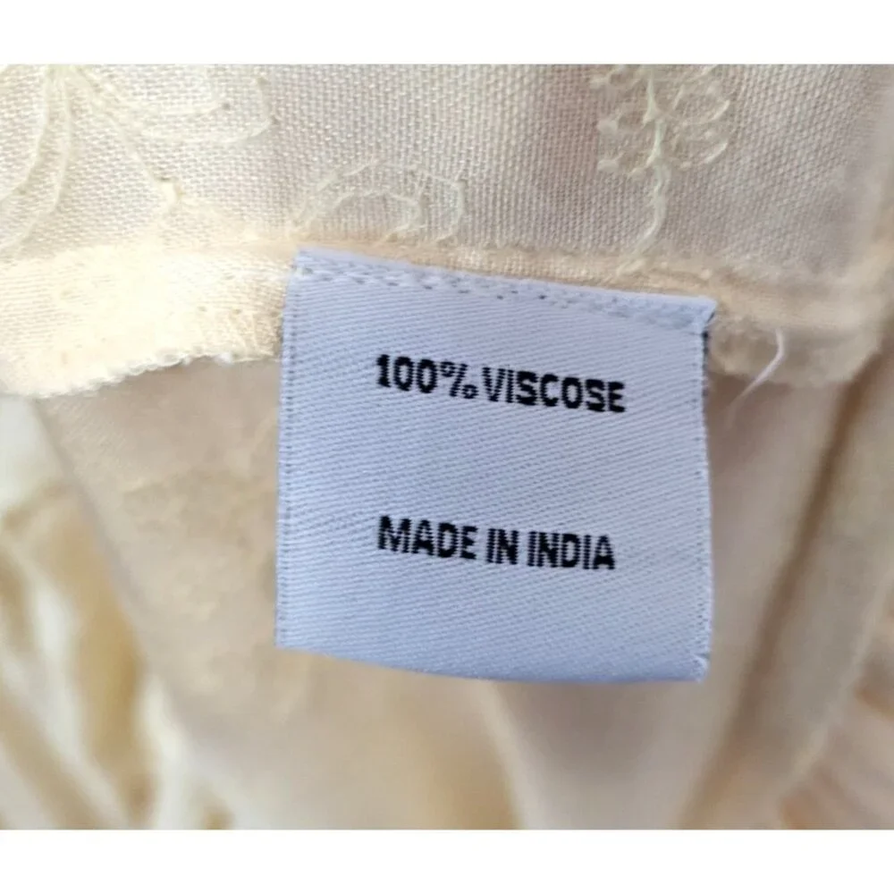 Daughters of India Cream Sleeveless Maxi Dress - Picture 12 of 14